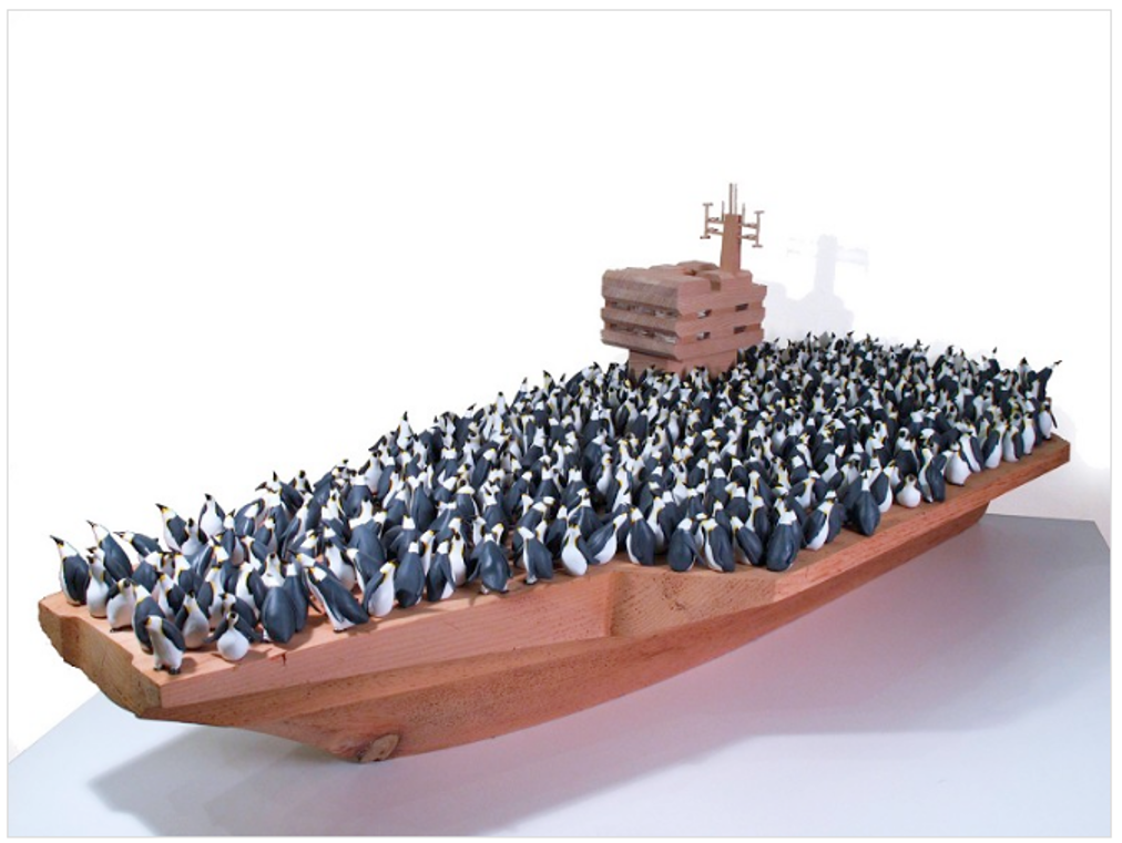 Credit: Penguins sculpture, by Nao Matsumoto