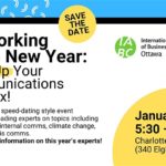 Networking in the New Year event organized by IABC Ottawa
